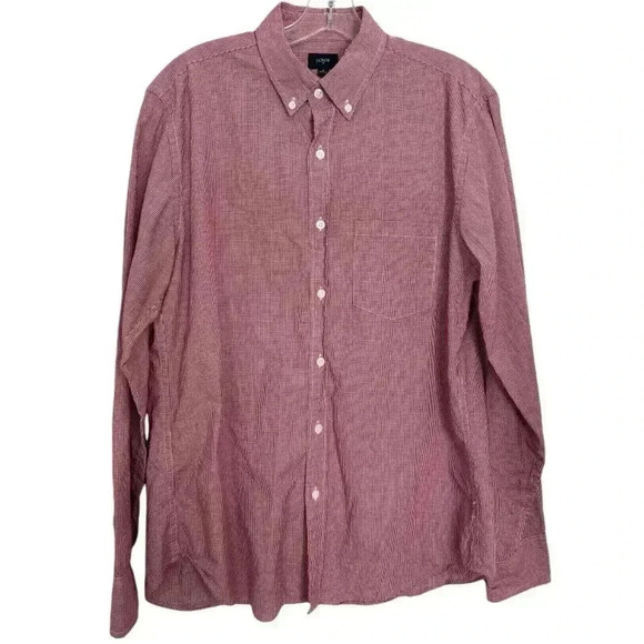 J. Crew Gingham Men’s Button Down Shirt Size Medium - Picture 1 of 6